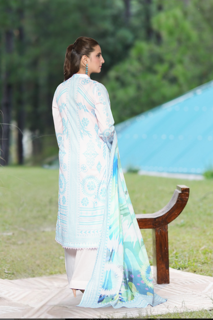 Sumbul Printed 3 Pcs Stitched Suit