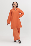 Terracotta Chikankari Lawn 2 Piece Stitched Suit