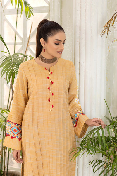 Butterscotch Stitched Single Shirt